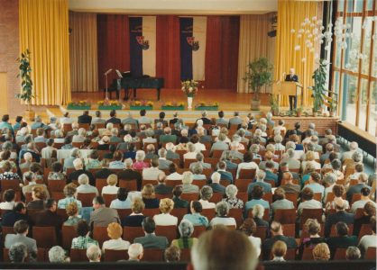 Bühne des Otto-Hahn-Gymnasium 1976 in Springe