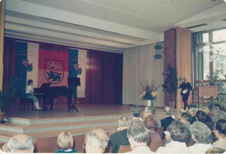 Bühne des Otto-Hahn-Gymnasium 1978 in Springe